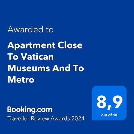 Apartment Close To Vatican Museums And To Metro Rom Exteriör bild